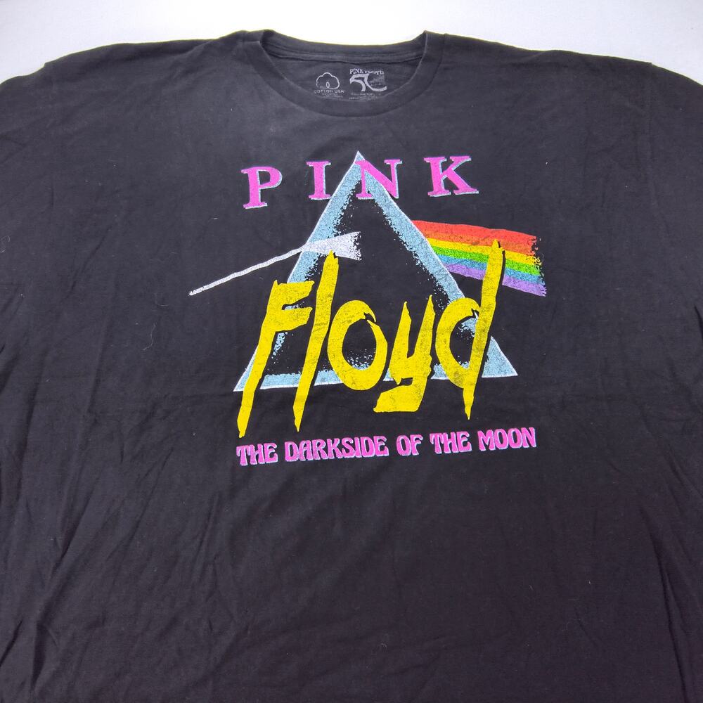 Pink Floyd The Dark Side of the Moon Band Graphic Shirt Mens Size 3XL Black
